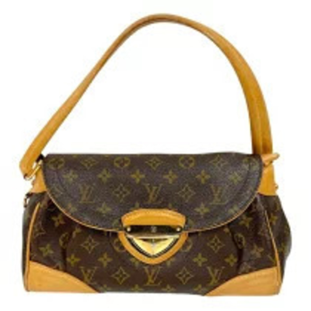 Louis Vuitton Beverly Brown Monogram Canvas Tote Bag